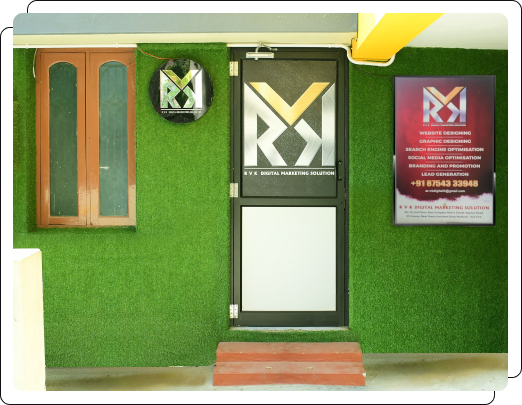 RVK Web digital marketing office front – expert web design, SEO, and branding agency in Tamil Nadu.
